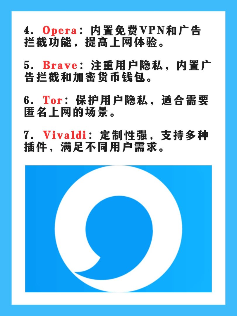 国外免费浏览器哪个好