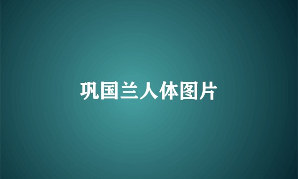 巩国兰人体图片