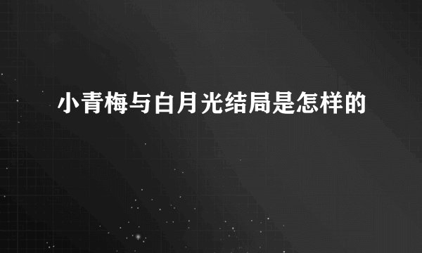 小青梅与白月光结局是怎样的