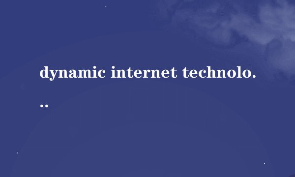 dynamic internet technology是什么公司