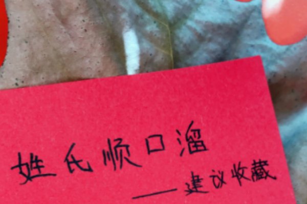 中国姓氏的排行顺口溜是什么?