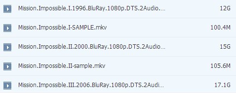 求碟中谍1、2、3、4高清中英文版的迅雷下载地址，不要国语配音的，万分感谢