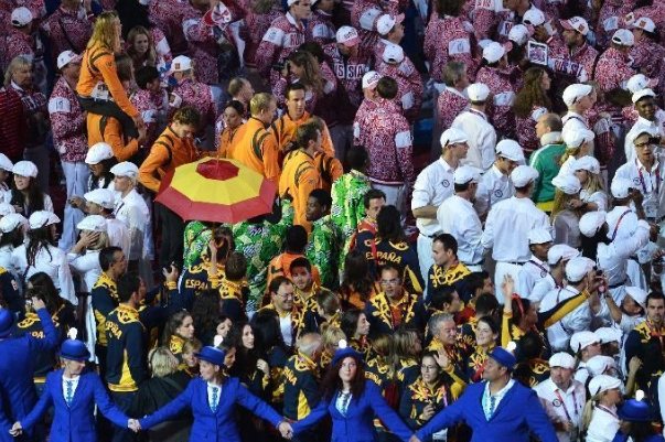 伦敦奥运会入场顺序