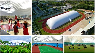 体育馆用气膜建筑一般多少钱一平米？