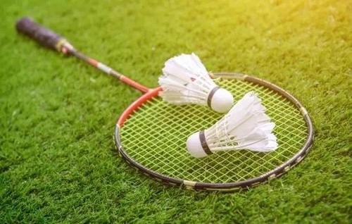 怎样用连续的动词描写小男孩打羽毛球的场景？