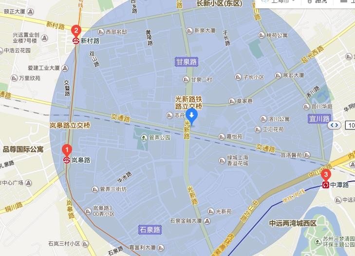 普陀区志丹路8号坐几号线 靠近几号线