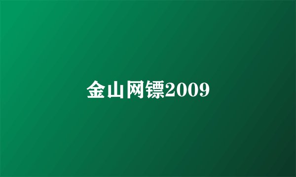 金山网镖2009