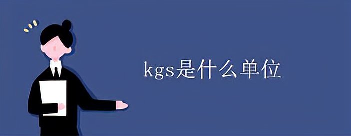 kgs和kg的区别？