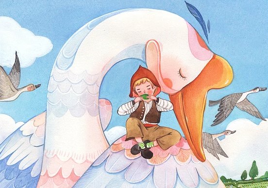 安徒生童话野天鹅原文