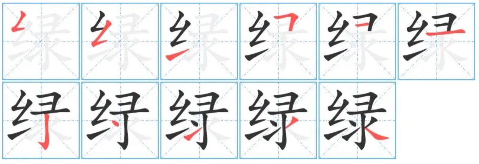 绿的拼音是什么？