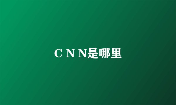 C N N是哪里