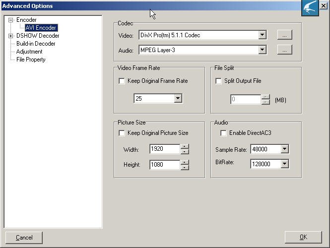 视频转换的清晰度
