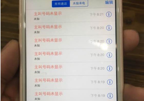 主叫号码未显示是什么意思？