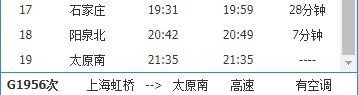 g1956次列车停靠站点