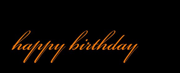 happybirthday生日的字体有哪些?