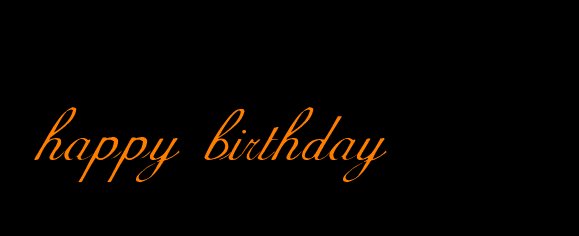 happybirthday生日的字体有哪些？