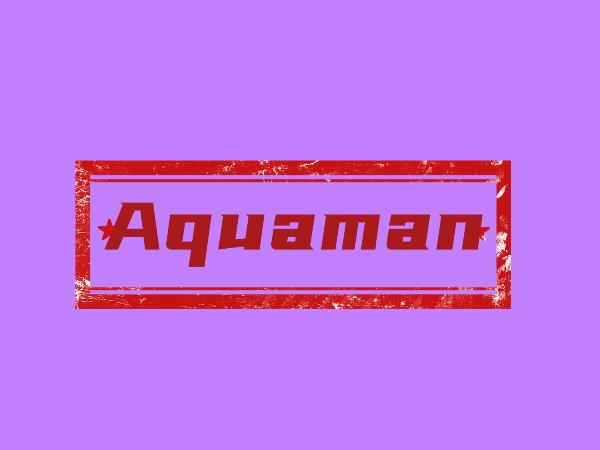 海王英文aquaman