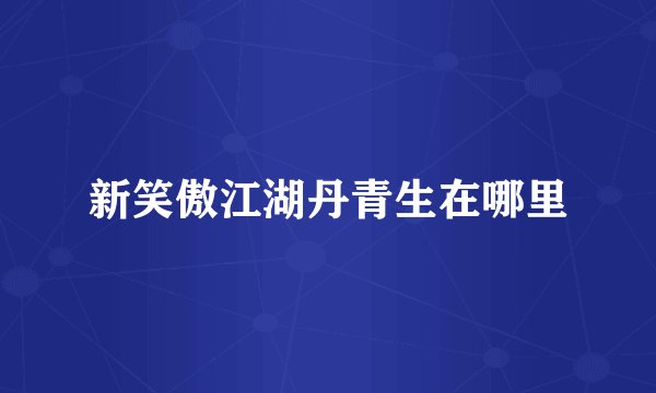 新笑傲江湖丹青生在哪里