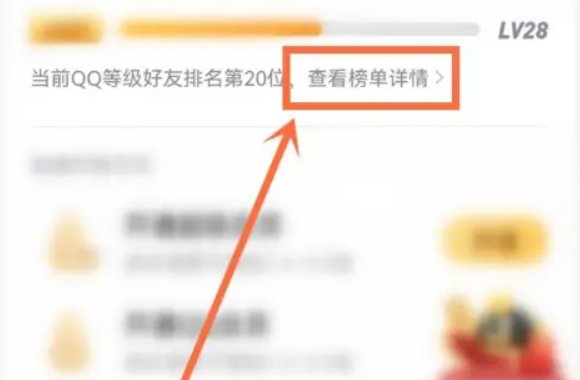 qq等级排行榜在哪里看？