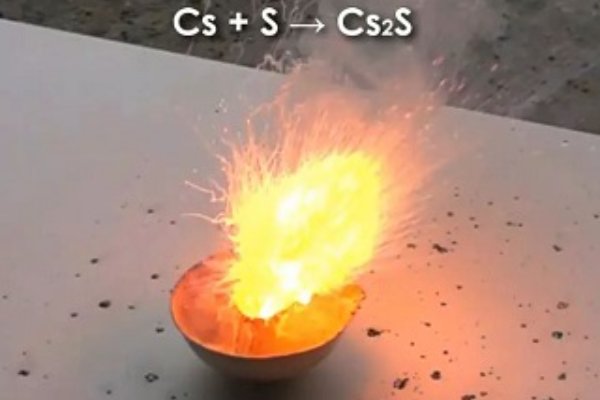 铯与水反应现象