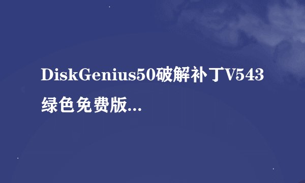 DiskGenius50破解补丁V543绿色免费版DiskGenius50破解补丁V543绿色免费版功能简介