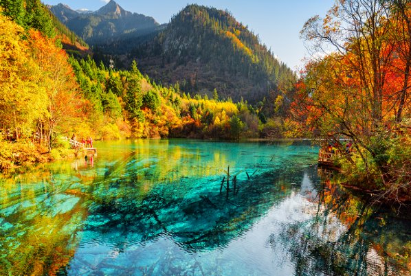 九寨沟的十大美景