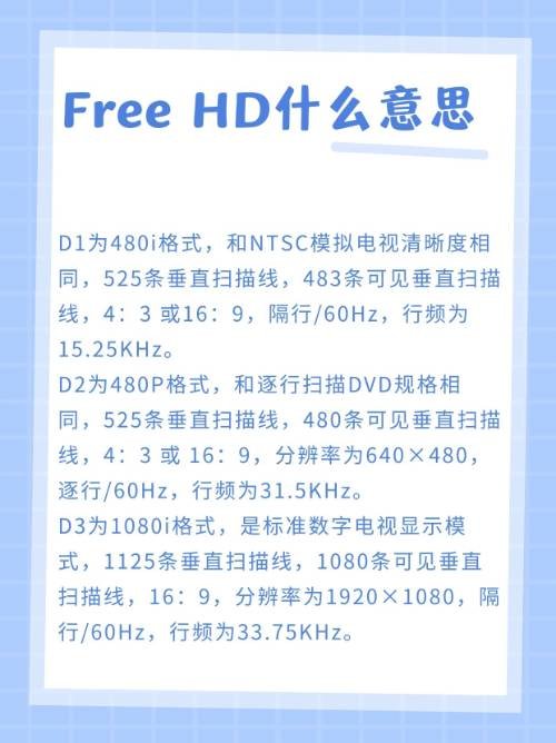full hd什么意思？