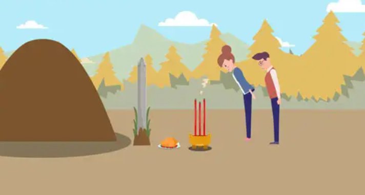 女儿去给母亲上坟要怎么做？