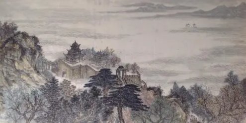 衔远山，吞长江，浩浩汤汤，横无际涯；朝晖夕阴，气象万千的翻译