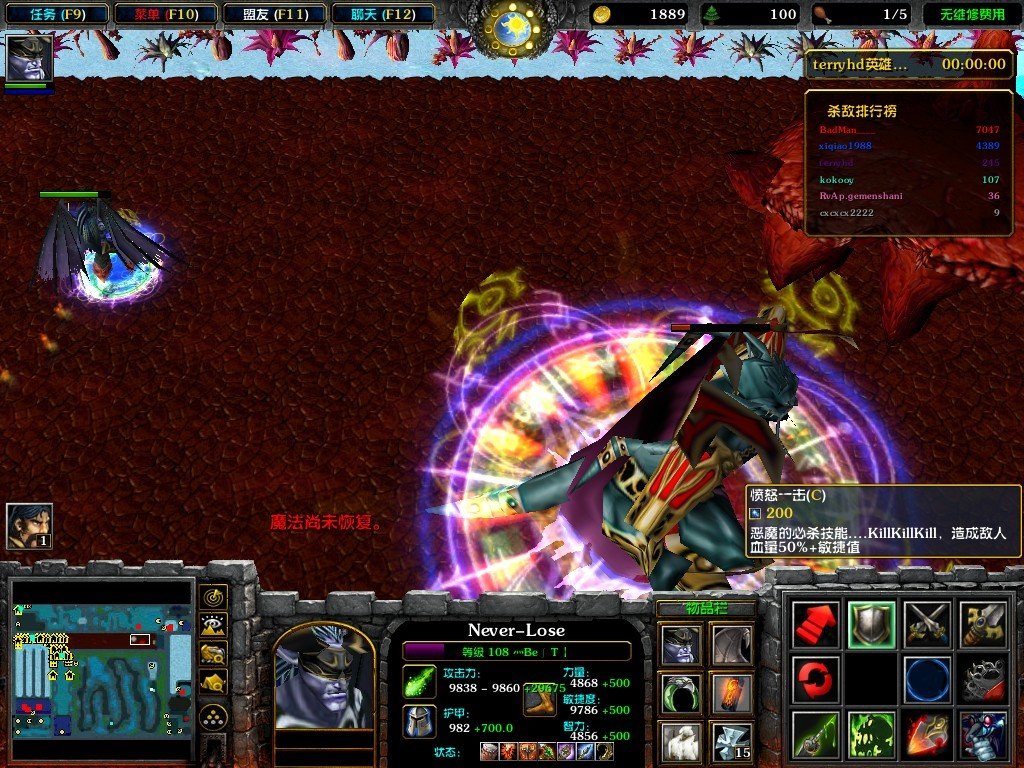 弑神1.5为什么我总是选不了隐藏英雄最好能给我视频选恶魔猎手！！！！！！！！！！！