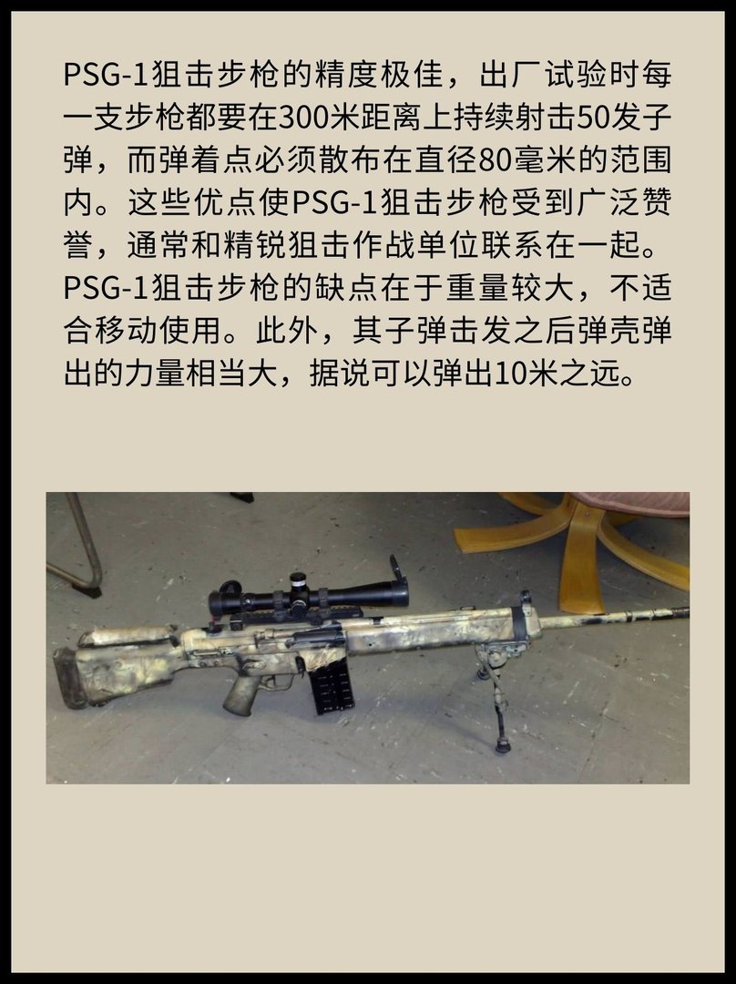 德国PSG-1狙击步枪