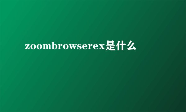 zoombrowserex是什么