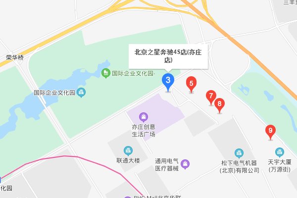 亦庄那边都有什么汽车4S店,具体点都有什么。