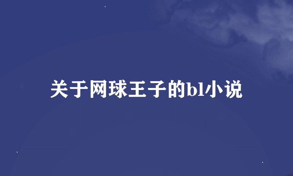 关于网球王子的bl小说
