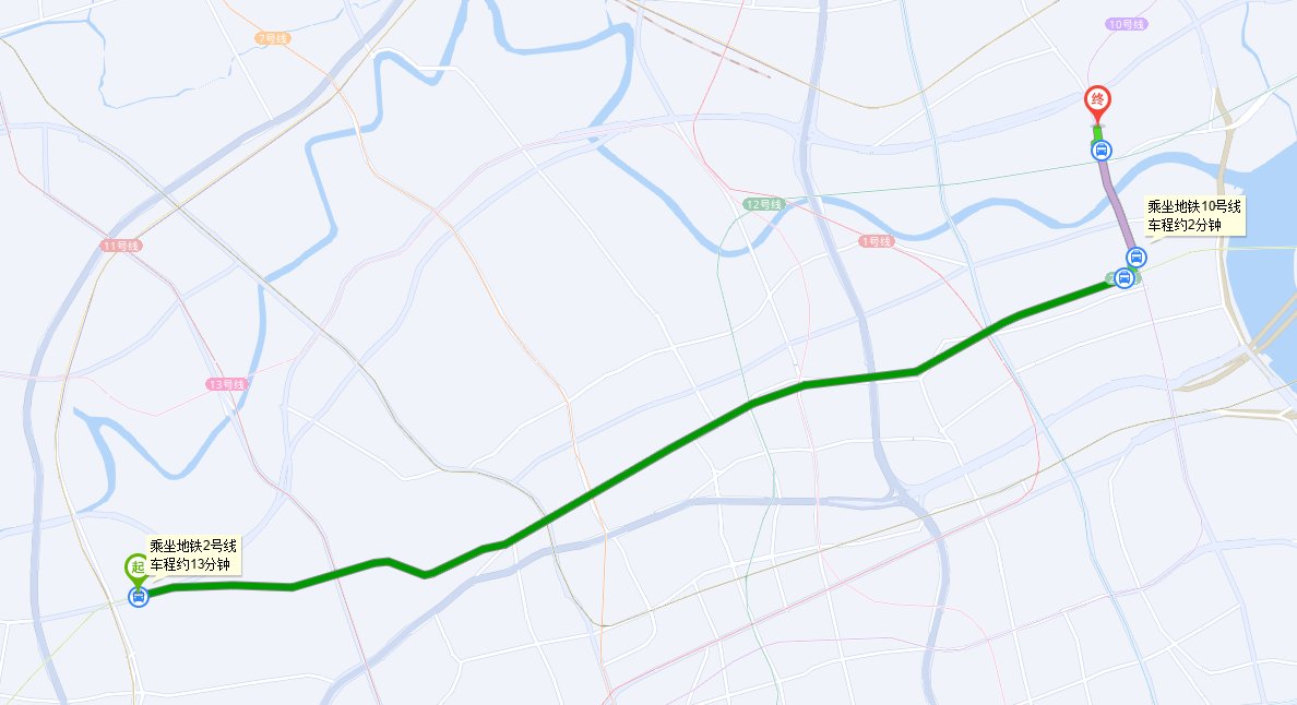 中山公园到七浦路地铁几号线？
