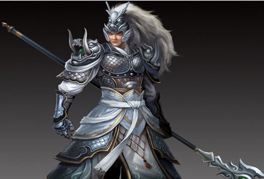 《三国演义》“血染征袍透甲红，当阳淮敢与争锋”，这句话称赞的是谁？