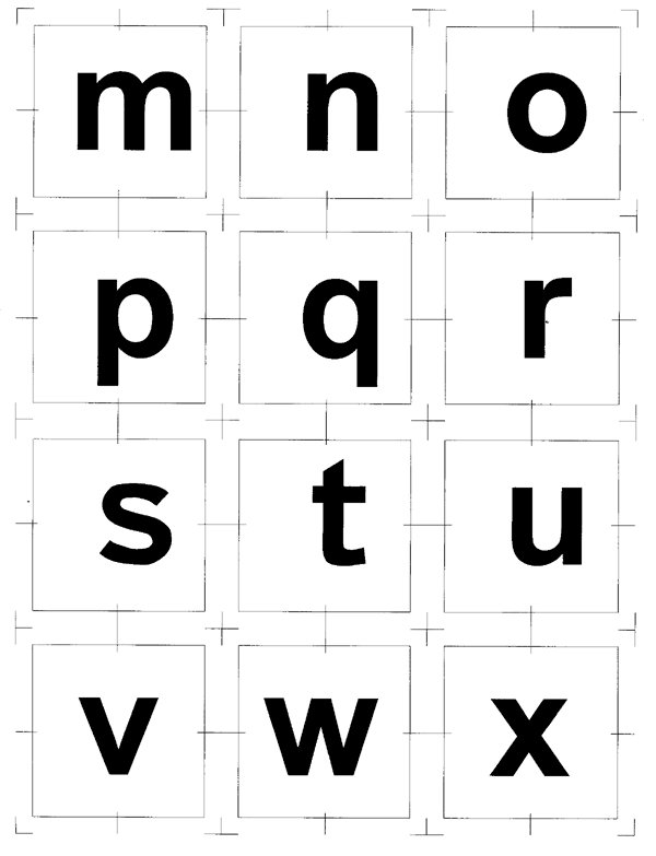 求求求图片：26个英语字母黑体图片，小写，要单个的！！