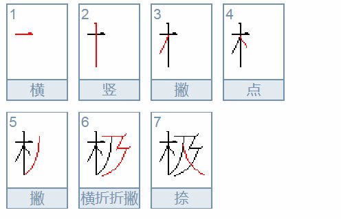 极的部首是什么