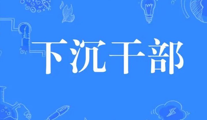 下沉干部的意思是