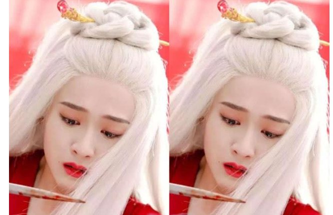 白发皇妃中女主怎么变成白发的?