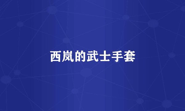 西岚的武士手套