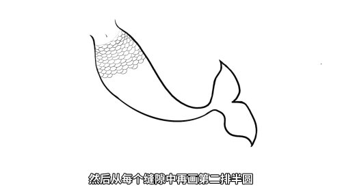 动漫美人鱼尾巴怎么画