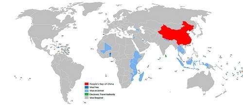 2015年中国护照去哪些国家免签最新信息