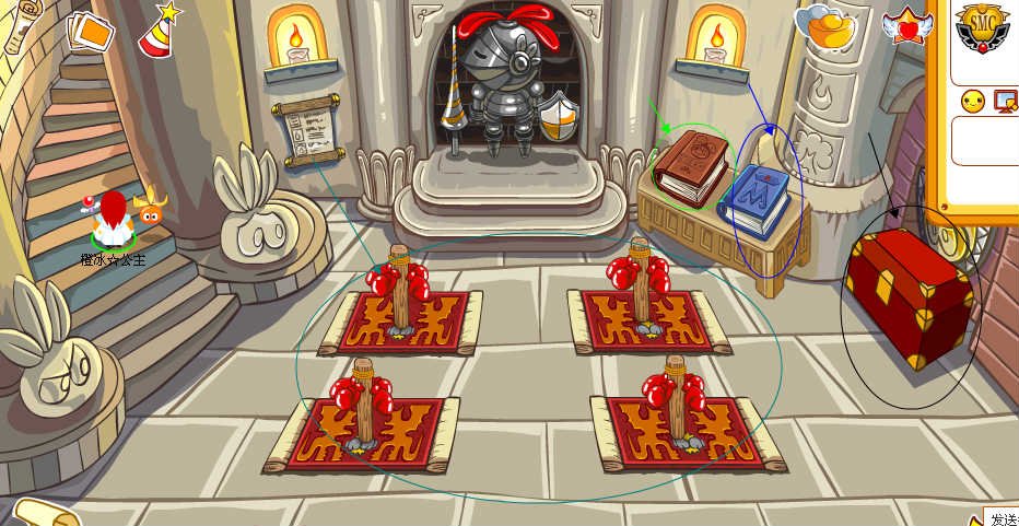 高分！！！！！！摩尔庄园骑士秘密基地里有什么？