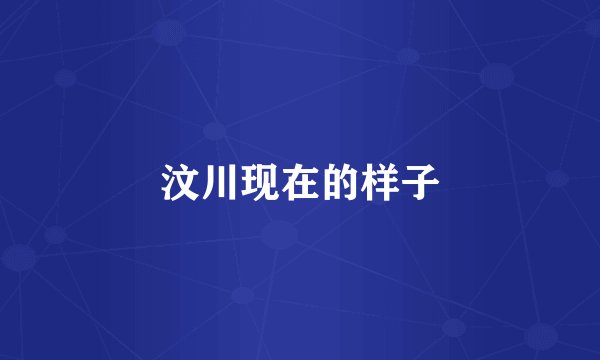 汶川现在的样子