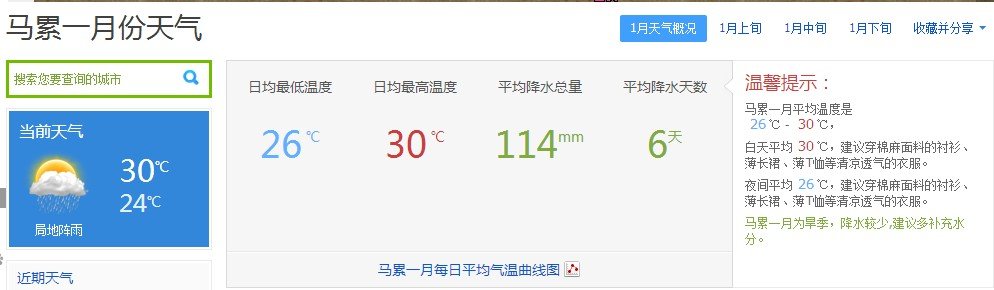 马尔代夫一月份天气好吗，？