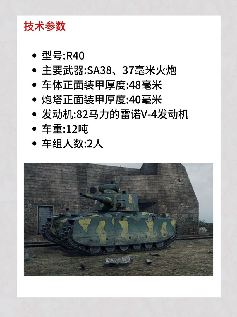 法国R40战车