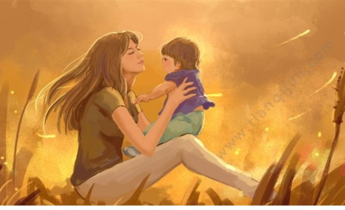 疫情期间在家上母亲的感受