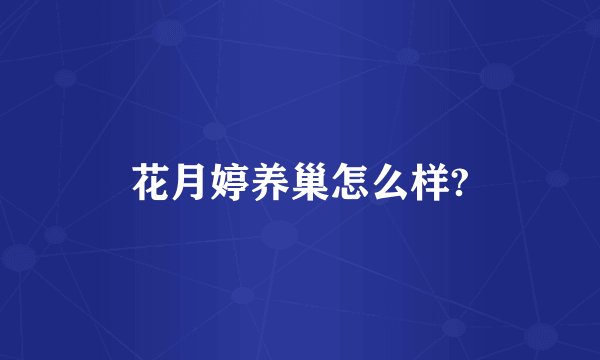 花月婷养巢怎么样?