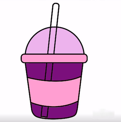 星空奶茶怎么画